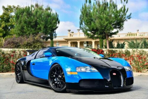 2008  Veyron14,902 Miles Black & Blue Coupe W-16