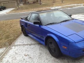 Mr2 4age AW11 5-speed Blue Sunroof