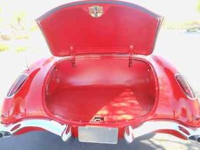 1960 C1 Stunning Roman Red (white coves) Red Interior image 5