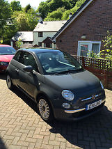 2011 Fiat 500 1.2 Lounge (Start/Stop) Grey, Manual, 1 Owner From New