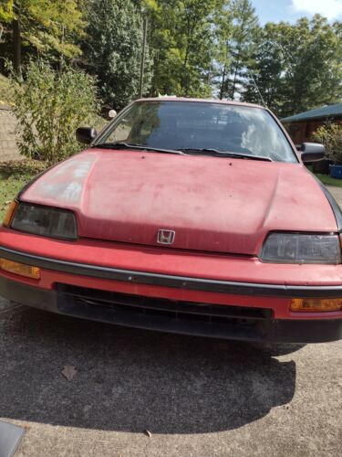 1989 Honda Civic Coupe Red FWD Manual 1500 CRX SI