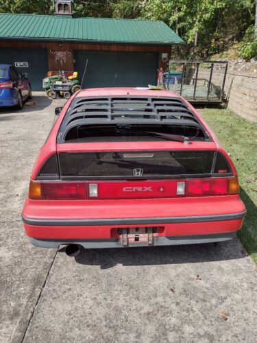 1989 Honda Civic Coupe Red FWD Manual 1500 CRX SI image 3
