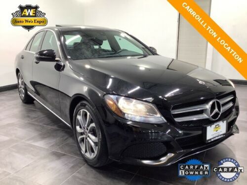 2018  C-Class, Black with 27881 Miles available now!