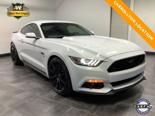 2017  Mustang, Ox White with 73892 Miles available now!