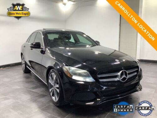 2018  C-Class, Black with 51994 Miles available now!