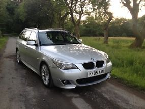 2005 BMW 535D SPORT TOURING AUTO SILVER image 8