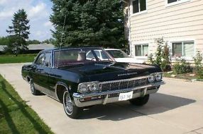 Antique Classic Vehicle 1965 Black 4 Door Carry All 283 Chevy Impala