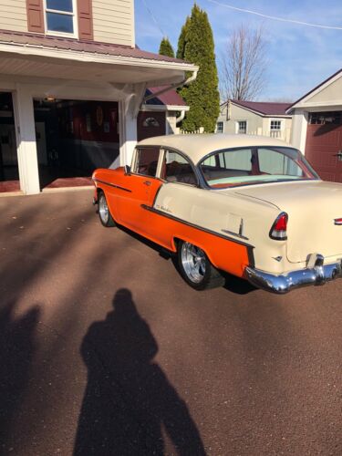 1955 Chevrolet Bel Air Coupe Orange RWD Automatic image 2