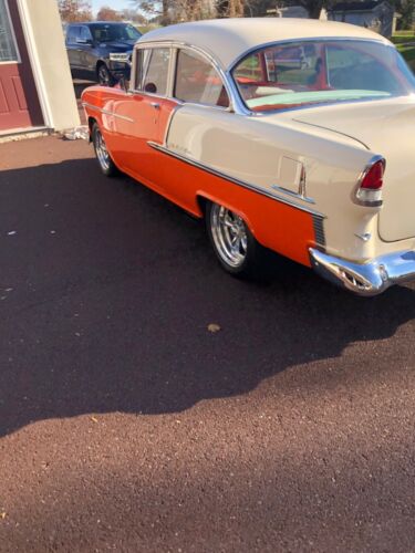 1955 Chevrolet Bel Air Coupe Orange RWD Automatic image 3