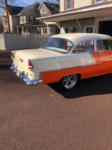 1955 Chevrolet Bel Air Coupe Orange RWD Automatic image 5
