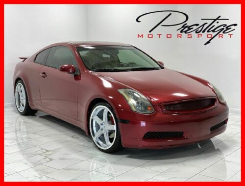 2004 Infiniti G35 Base RWD 2dr Coupe 94460 Miles Red Coupe 3.5L V6 Automatic 5-S