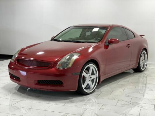 2004 Infiniti G35 Base RWD 2dr Coupe 94460 Miles Red Coupe 3.5L V6 Automatic 5-S image 2