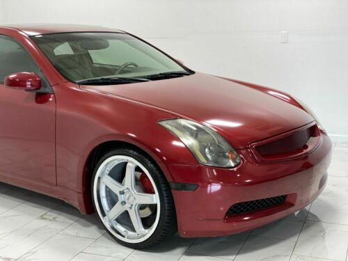 2004 Infiniti G35 Base RWD 2dr Coupe 94460 Miles Red Coupe 3.5L V6 Automatic 5-S image 8