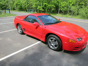 1995 Mitsubishi 3000GT VR4 Spyder Convertible Red(In PRIMO Condition) image 2