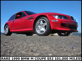 Rare 1999 BMW M COUPE S54 E36. IMOLA On Black Only 101,00 Miles Dinan Extras!
