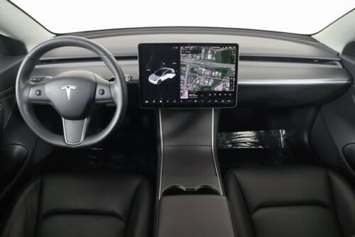 2019 Tesla Model 3 Standard Range Plus 48382 Miles Pearl White Multi-Coat 4D Sed image 5