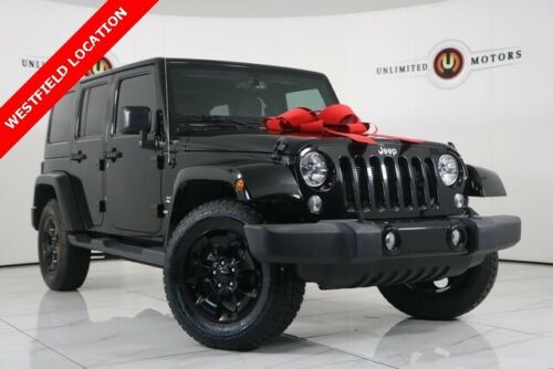 2015 Jeep Wrangler Unlimited Sahara 73530 Miles Black Clearcoat 4D Sport Utility