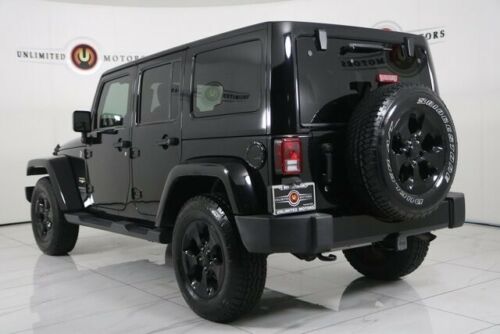 2015 Jeep Wrangler Unlimited Sahara 73530 Miles Black Clearcoat 4D Sport Utility image 3