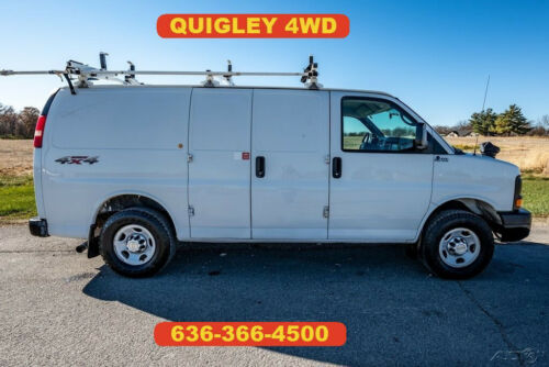 2010 3500 Used 6L V8 Quigley 4wd awd cargo work camper conversion van 1 owner