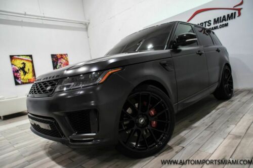 2018  Range Rover Sport Supercharged AWD 4dr SUV 35314 Miles Black SUV