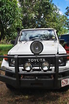 Toyota Landcruiser HJ75 1989 4x4 2H Diesel Trayback Ute image 5