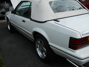 1984 20th Anniversary GT 350 4 cyc Turbo Convertible Oxford White image 4