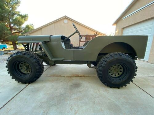 This is a 1946 Willys CJ-2A on a Suzuki Samari Frame. No Engine! Project Jeep! image 1