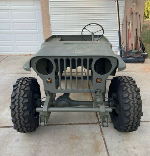 This is a 1946 Willys CJ-2A on a Suzuki Samari Frame. No Engine! Project Jeep! image 2