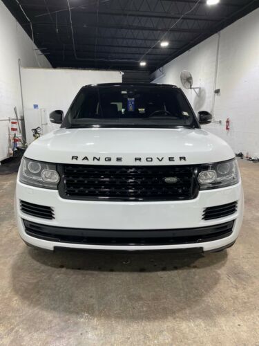 2017 Land Rover Range Rover SUV White AWD Automatic HSE image 6
