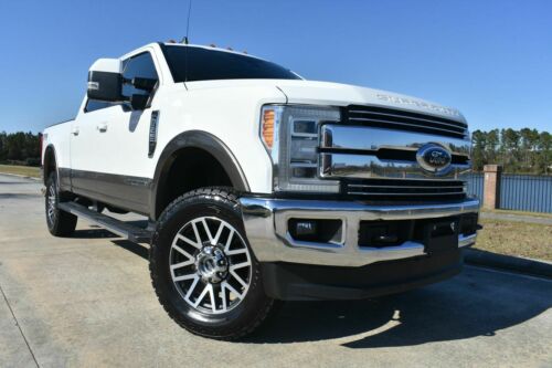 2019  F250SD Lariat 136530 Miles White Pickup Truck 8 Automatic