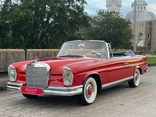 1963 M-B 220SEb Cabriolet W111, Red / Black, Becker, Kuhlmeister A/C, 1 owner *