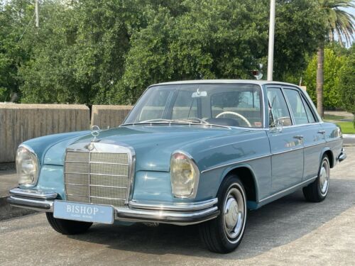 1966 Mercedes-Benz 250S , L.-Blue/White-Grey/Parchment, 4-speed MANUAL, BECKER *