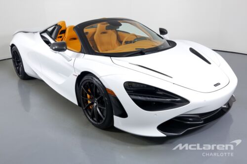 2022 McLaren 720S Spider, Silica White with 16 Miles available now! image 2