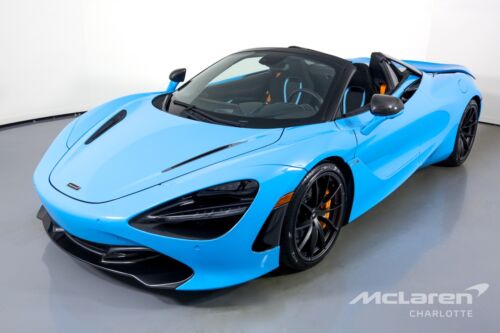 2022 McLaren 720S Spider, Blue with 15 Miles available now! image 4