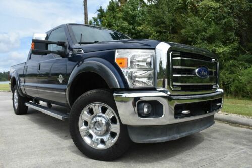 2015 Ford F250SD Lariat 113714 Miles Blue Pickup Truck 8 Automatic