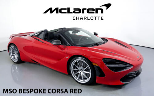 2021  720S Spider, MSO BESPOKE CORSA RED with 27 Miles available now!