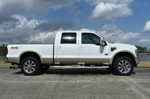 2008 Ford F250SD King Ranch 274661 Miles White Pickup Truck 8 Automatic image 2