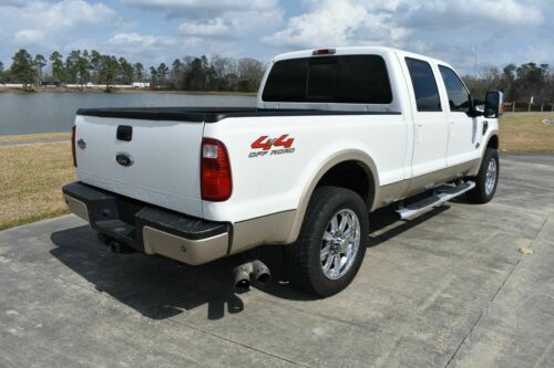 2008 Ford F250SD King Ranch 274661 Miles White Pickup Truck 8 Automatic image 3