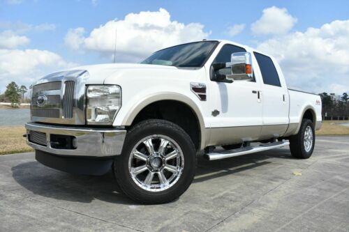 2008 Ford F250SD King Ranch 274661 Miles White Pickup Truck 8 Automatic image 4