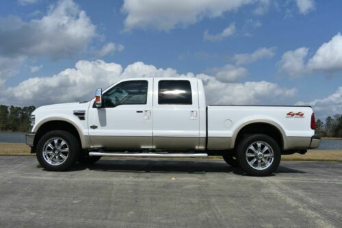 2008 Ford F250SD King Ranch 274661 Miles White Pickup Truck 8 Automatic image 6