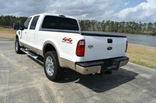 2008 Ford F250SD King Ranch 274661 Miles White Pickup Truck 8 Automatic image 7