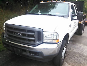2003 FORD F-450 FLATBED--No Reserve image 1