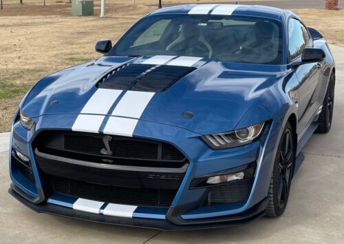 2020 Ford Mustang Coupe Blue RWD Automatic SHELBY GT500