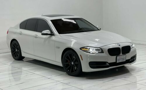 2014 BMW 5 Series 535i 95942 Miles Mineral White Metallic3.0L 6 Cylinders Auto image 1