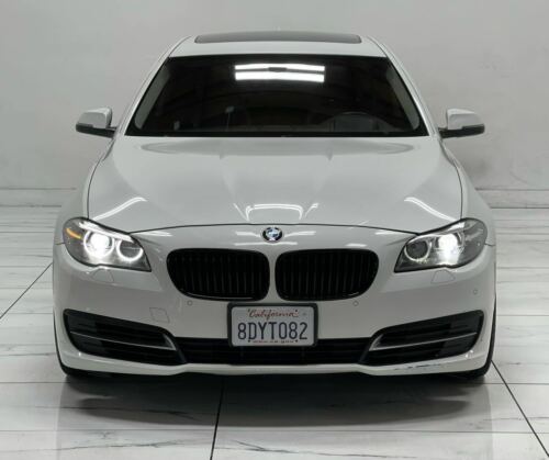 2014 BMW 5 Series 535i 95942 Miles Mineral White Metallic3.0L 6 Cylinders Auto image 2