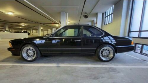 1989 BMW 635CSi Black Coupe Automatic