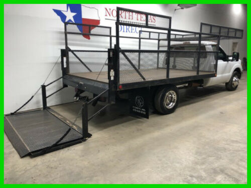 2014 Dually Stake Bed Tommy Gate Flat Bed Utility Bed L Used 6.2L V8 16V