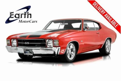 1971 Chevrolet Chevelle SS Pro-touring 81641 Miles Cranberry Red 2D Coupe5-spe