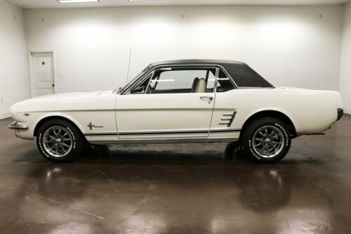 1966 Ford Mustang5881 Miles White Coupe 289ci Ford V8 Automatic image 3