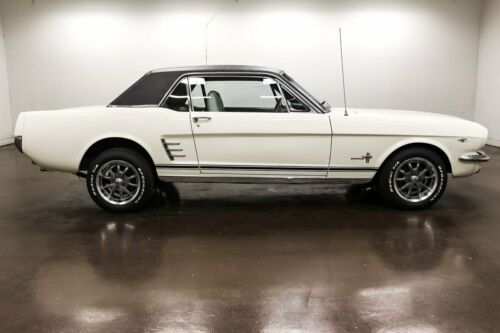 1966 Ford Mustang5881 Miles White Coupe 289ci Ford V8 Automatic image 7